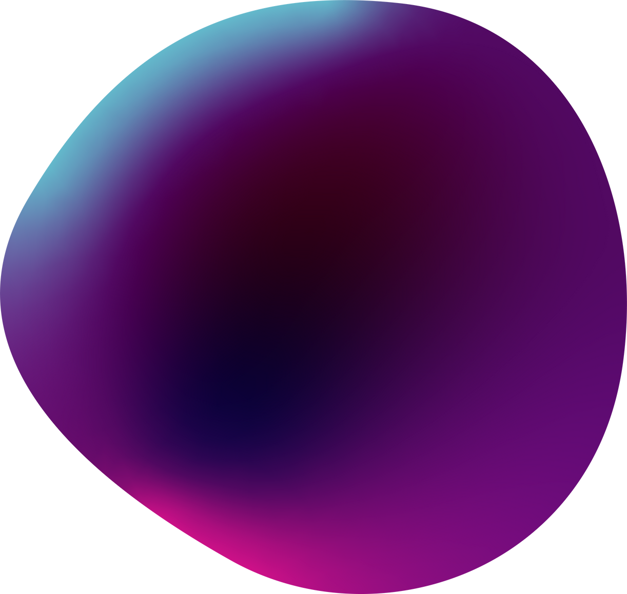 Violet Metallic Blob