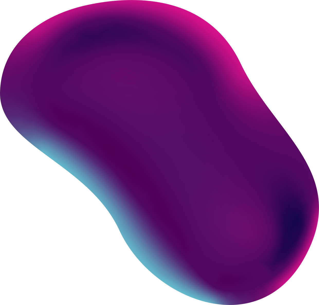 Violet Metallic Blob